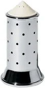 Pojemniki na przyprawy - Alessi Solniczka z białym korkiem ze stali nierdzewnej MGSAL W - miniaturka - grafika 1