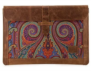 Londo Londo Torba na rękaw z prawdziwej skóry na MacBook Pro & Air 13,3 i 13 cali OTTO186 - Torby na laptopy - miniaturka - grafika 2