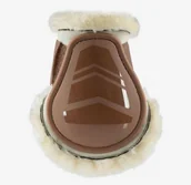 Akcesoria jeździeckie - Horze Ochraniacze z futerkiem tyły CALIBER - brown robe 19258 - miniaturka - grafika 1