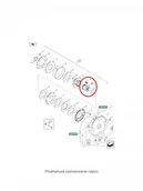 Części i akcesoria do maszyn rolniczych - NEW HOLLAND CASE Piasta sprzęgła do prasy CNH 47598882 47598882 - miniaturka - grafika 1