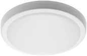 Lampy ogrodowe - GTV Plafon LED okrągły 28cm 12W b.neutralna 4000K (1200lm) MOON biały klosz mleczny IP54 - miniaturka - grafika 1
