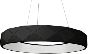 Light Prestige czarny żyrandol REUS Prestige Light LP-8069/1P LED BK lampa sufitowa czarny pierścień do salonu LP-8069/1P LED BK - Lampy sufitowe - miniaturka - grafika 3