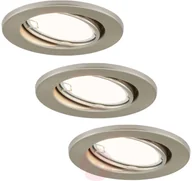 Oprawy, klosze i abażury - Briloner Oprawa wpuszczana LED 7221-032 3 szt. nikiel - miniaturka - grafika 1