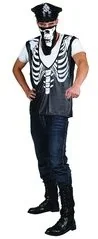 GoDan Strój dla dorosłych, Szkielet gangstera, roz. 56 - Stroje karnawałowe - miniaturka - grafika 2