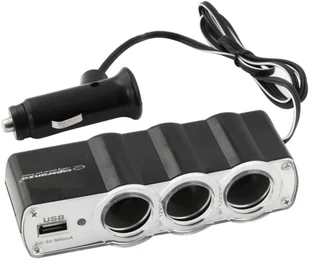 Esperanza Uniwersalny Rozdzielacz Samochodowy Wave EZ124 - Ładowarki samochodowe - miniaturka - grafika 5