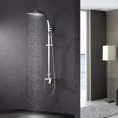 Zestawy prysznicowe - Blue Water MON-ZKPN.400C Zestaw kabinowo-prysznicowy natynkowy chrom - miniaturka - grafika 1