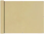 Parawany - vidaXL Parawan balkonowy z tkaniny oxford 90x600 cm beż vidaXL - miniaturka - grafika 1