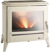 Piece wolnostojące - Invicta Piec kominkowy wolnostojący MODENA 9175-46 Emalia Kość Słoniowa 9175-46 - miniaturka - grafika 1