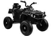 Pojazdy elektryczne dla dzieci - Import LEANToys Quad na Akumulator BDM0906 Pompowane Koła Czarny 4116 - miniaturka - grafika 1