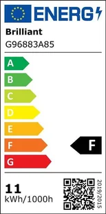 Brilliant Buffi G96885A85 plafon lampa sufitowa 1x30W LED biały - Lampy sufitowe - miniaturka - grafika 6