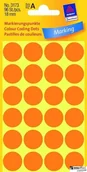 Etykiety samoprzylepne i bloki etykiet - Avery Zweckform Kółka do zaznaczania pomarańczowe neon 3173 _18 4 ark., Zweckform - miniaturka - grafika 1