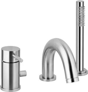 Paffoni Bateria wannowa ścienna LIGHT czarny nikiel Rubinetterie LIG023NKN - Baterie wannowe i prysznicowe - miniaturka - grafika 3