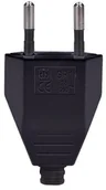 Akcesoria do oświetlenia - Solight Solight P60B  Prosta płaska wtyczka 230V/2,5A - miniaturka - grafika 1