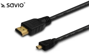 SAVIO Kabel HDMI Micro HDMI 0,5 m - Kable - miniaturka - grafika 2