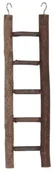 Klatki i wyposażenie dla ptaków - Kerbl stopnie drabiny 5 z naturalnego drewna, 26 cm - miniaturka - grafika 1