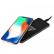 Ładowarki do telefonów - GUESS Guess Wireless Charging Base - Uniwersalna bezprzewodowa ładowarka indukcyjna, 5 W, 1 A (czarny) - miniaturka - grafika 1