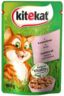 Kitekat Adult Łosoś w sosie saszetka 100g 1szt. - Mokra karma dla kotów - miniaturka - grafika 6