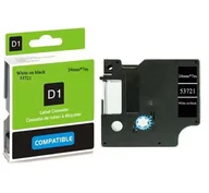 Papier do drukarek - Dymo Taśma zamiennik 53721, 24mm x 7m, biały druk / biały podkład - miniaturka - grafika 1