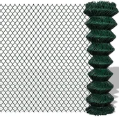 Ogrodzenia - vidaXL Siatka ogrodzeniowa 1,5 x 25m zielona - miniaturka - grafika 1