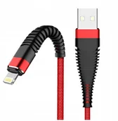 Kable USB - Wzmacniany Mocny Szybki Kabel Lightning do Iphone - miniaturka - grafika 1