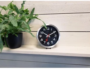 Nextime Zegar ścienny, stojący z cyframi, Station, czarny, 19x3,5 cm - Zegary - miniaturka - grafika 5