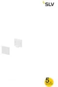 Oprawy, klosze i abażury - SLV SPOTLINE GRAZIA 10 Endcap do GRAZIA natynkowy standard 2szt. flat Version biała 1000479 - miniaturka - grafika 1