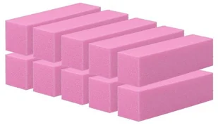 TOOLS FOR BEAUTY TOOLS FOR BEAUTY Zestaw czterostronnych różowych bloków  polerskich 10szt 0000058171 - Akcesoria do paznokci - miniaturka - grafika 2