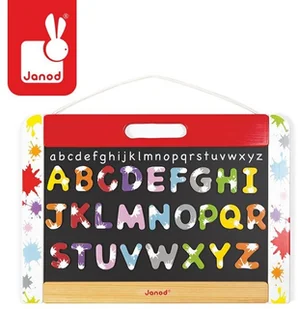 Janod Tablica edukacyjna wisząca 3 w 1 J09613 - Tablice dla dzieci - miniaturka - grafika 3