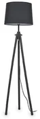 Lampy stojące - Ideal Lux Lampa podłogowa YORK PT1 NERO 121437 - miniaturka - grafika 1