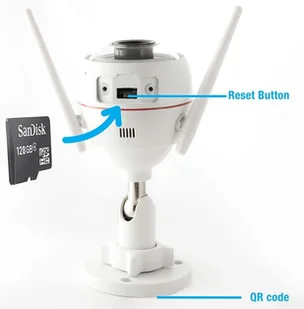 EZVIZ HIKVISION EUROPE BV EZVIZ Husky Air Kamera zew WiFi 25kl/s w 1080P IR 30m sygnalizator opt-aku CS-CV310-A0-1B2WFR 2.8mm) (LBT-188-PI SOSNA) - Kamery IP - miniaturka - grafika 3