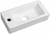 Umywalki - Sapho ZOE umywalka ceramiczna 37x9x18 cm lewa AR496 - miniaturka - grafika 1