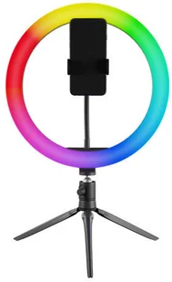 NATEC Lampa pierścieniowa NATEC Alfama RGB Ring Light 26 cm - Lampy studyjne - miniaturka - grafika 12