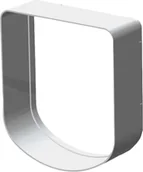 Pozostałe akcesoria dla kotów - Tunel przedłużający do drzwiczek SWING 3/5 biały - miniaturka - grafika 1