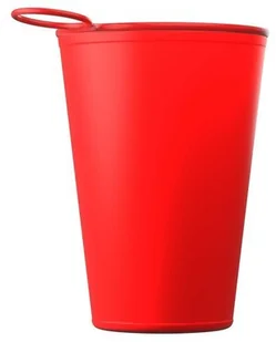 COMPRESSPORT COMPRESSPORT kubeczek wielokrotnego użytku FAST CUP czerwony - Shakery i bidony sportowe - miniaturka - grafika 3