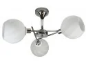 Candellux RAUL LAMPA WISZĄCA 3X40W E14 CHROM KLOSZ BIAŁY - Lampy sufitowe - miniaturka - grafika 2