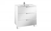 Szafki łazienkowe - Roca Victoria-N Umywalka meblowa z szafką podumywalkową 60x46x74 cm biała A855839806 - miniaturka - grafika 1