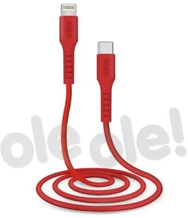SBS kabel USB TYP C LIGHTNING 1m czerwony TECABLELIGTC1R - Kable USB - miniaturka - grafika 2