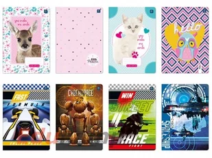 Inter-druk SA Zeszyty A5/16 KOLOROWA LINIA MIX WZORÓW - Zeszyty szkolne - miniaturka - grafika 4