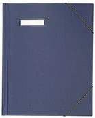 Koszulki na dokumenty - Elba 100420821 teczka na prawo jazdy z gumą Eckspanner (do kolekcjonowania i weiterleitenvon luźne dokumenty obiegowej) zapewnia około 300dina4 liście, niebieski, niebieski 63430BL - miniaturka - grafika 1