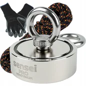 Magnesy - Magnes Neodymowy 2x250 Kg Sensei N52 + Lina 25 m - miniaturka - grafika 1