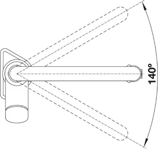 Blanco SOLENTA-S Senso stalowy 522407 - Baterie kuchenne - miniaturka - grafika 4