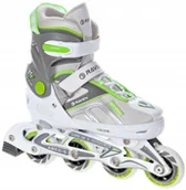 Rolki - Rolki Regulowane Raven Pulse White/Green 40-43 - miniaturka - grafika 1