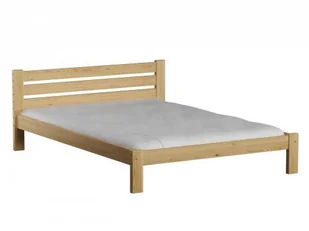 Magnat Meble Łóżko sosnowe Azja 140x200 orzech - Łóżka Magnat Meble Łóżko sosnowe Azja 140x200 orzech - Łóżka - miniaturka - grafika 1