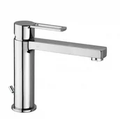 Baterie umywalkowe - Paffoni Ringo Jednouchwytowa bateria umywalkowa z korkiem automatycznym chrom RIN073CR - miniaturka - grafika 1