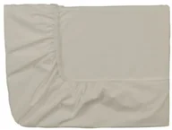 Prześcieradła - Essix Home Collection essix Royal Line prześcieradło z gumką,-bawełna perkalu, szarobrązowy, 120x190 cm 3359100174751 - miniaturka - grafika 1
