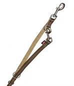 Smycze dla psów - Nobby Smycz regulowana Soft Grip brązowa 20mm/200cm PNOB037 - miniaturka - grafika 1