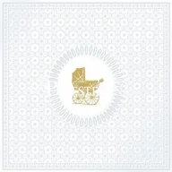 Folia, papier śniadaniowy, serwetki - SERWETKI PAPIEROWE - Złoty wózek dziecięcy - Baby Pearl - na chrzciny - tłoczone 1331612 - miniaturka - grafika 1
