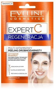 Eveline EXPERT C - REGENERACJA - Multi-witaminowy peeling drobnoziarnisty EVECMPDR - Kremy do twarzy - miniaturka - grafika 3