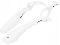 Błotniki rowerowe - SIMPLA Błotniki Hammer Pro 24''-29'' kpl. Białe - miniaturka - grafika 1