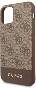Guess 4G Bottom Stripe Collection Etui iPhone 11 brązowy 10_15898 - Etui i futerały do telefonów - miniaturka - grafika 4